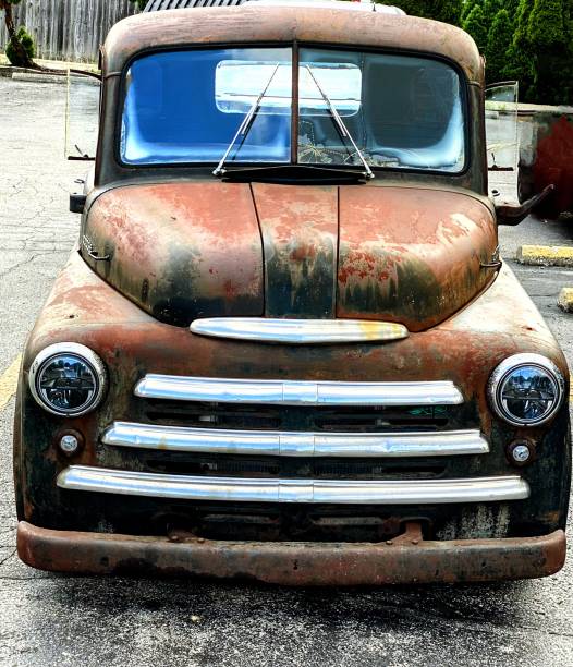A workers truck from the ‘30 era, now known for tooling around town