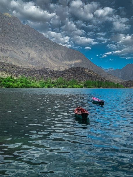 This beautiful lake is situated near Skardu Valley Pakistan. This lake is hardly 30km away from Skardu .