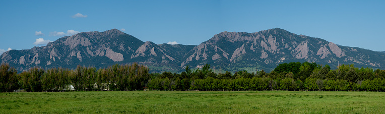 Green Mountain, Bear Peak, the Flatirons above Boulder, Colorado