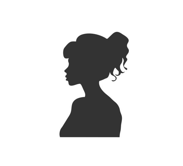 istock Silhouette of a girl icon. Vector illustration desing. 1494843309