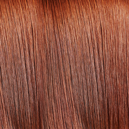 Zoom, textures and beauty with closeup of hair for shampoo, keratin and salon treatment. Glamour, colorful and shine with straight brunette extensions for growth, strand and pattern for background