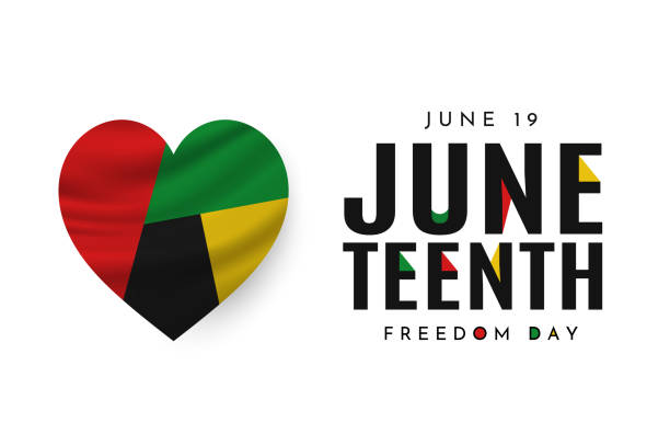 Juneteenth card, Freedom Day, June 19. Vector Juneteenth card, Freedom Day, June 19. Vector illustration. EPS10 juneteenth stock illustrations