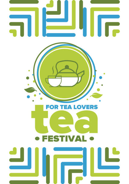 istock Tea Festival. For tea lovers. Event for professionals in the tea industry. Tea ceremony. Delicious leaf tea. Cafes and restaurants. Trainings for baristas from staff schools. Creative Illustration. Vector 1494863568