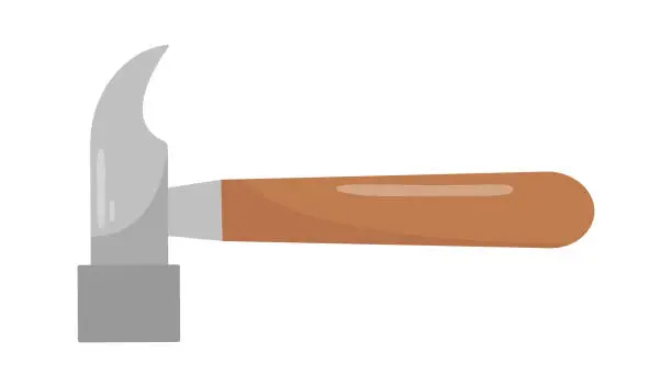 Vector illustration of Archaeologist Hummer Tool