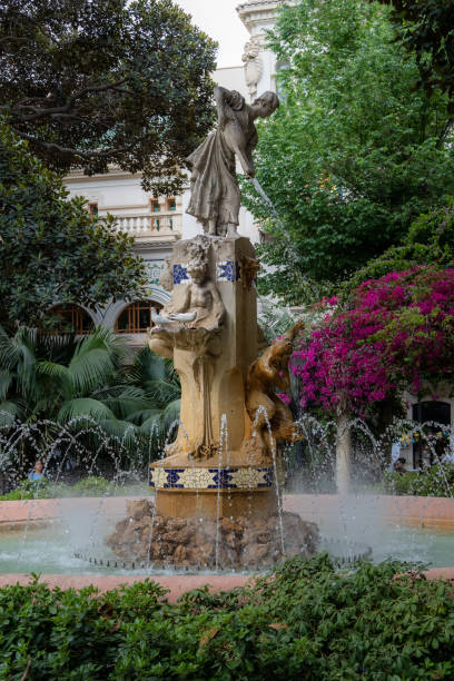 istock Statue fountain in a park in Alicante 1494874942