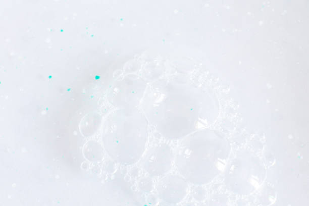 istock Foam with granules of blue and white color. 1494875319
