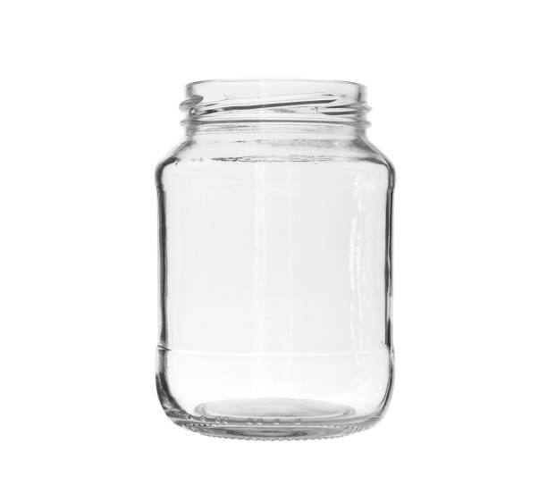 istock Fat Glass Bottle Wide Thread Mount isolated on white background with clipping paths 1494883858