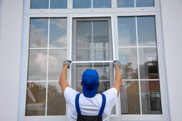 istock Professional installation of an additional insect net on the window 1494885175