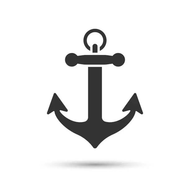 Vector illustration of Anchor Icon.