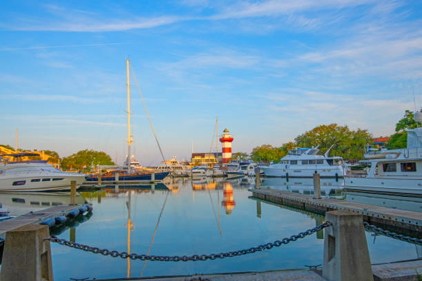 istock Lighthouse at Harbor Town-Hilton Head, South Carolina 1494920442