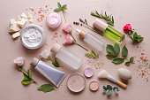 Organic cosmetics with ingredients
