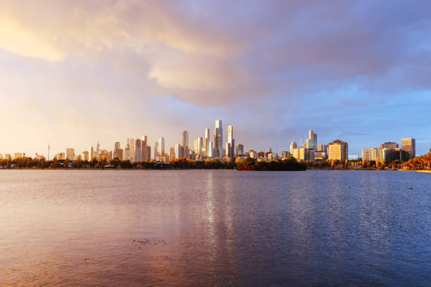 istock Albert Park at Sunset in Australia 1494938298