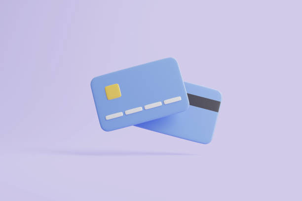 istock Credit cards icon on pastel background 1494939709