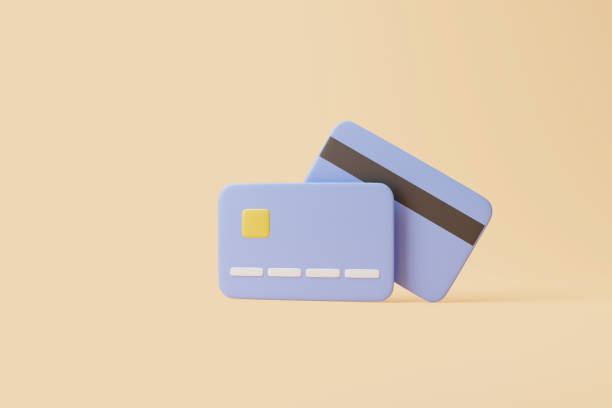 istock Credit cards icon on pastel background 1494939731