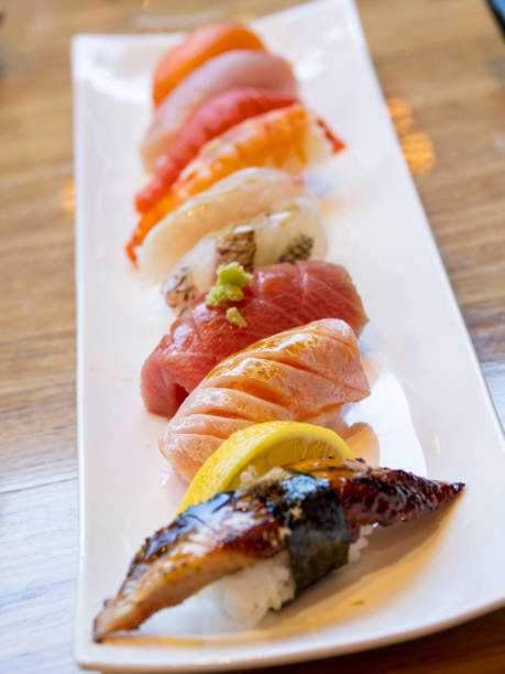 istock Japanese sushi and sashimi 1494941109