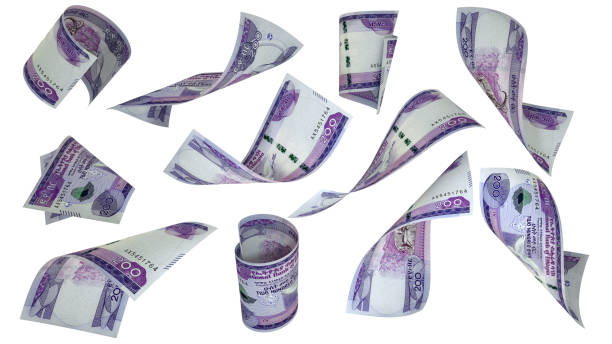 istock 3D rendering of Ethiopian Birr notes flying in different angles and orientations isolated on white background 1494947543