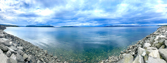 Waterfront on a cold day