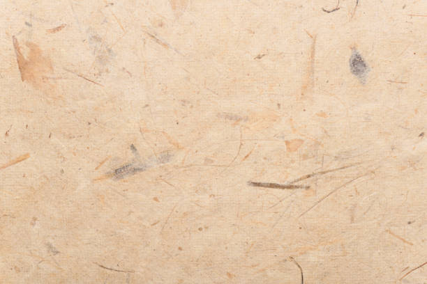 istock Brown mulberry paper texture background 1494968419