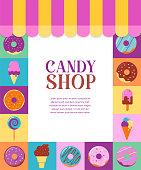 istock Colorful donuts icons, graphic elements and illustrations collection 1494969865