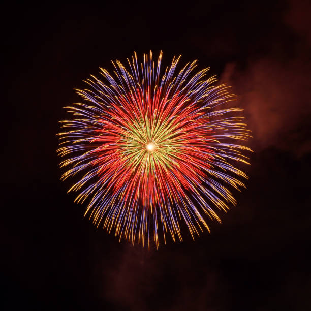 istock A beautiful and artistic Japanese fireworks 1494980410