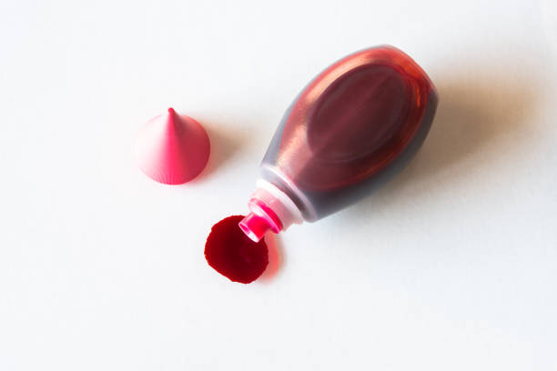 liquid food coloring - matéria corante imagens e fotografias de stock