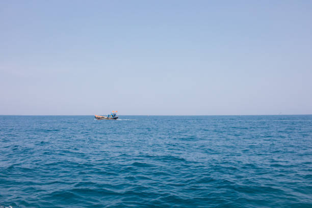 istock Boat Traveling In Open Waters 1495006225