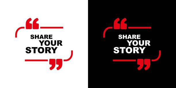 자신의 이야기를 공유하세요. - storytime stock illustrations