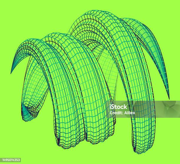 Line Wired Graph Shape Frame Illustration Stock Illustration - Download ...