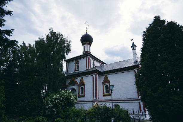 istock The church surrounded by green trees 1495017138