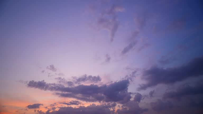 Sunset clouds.