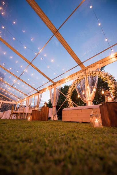 istock Look of an outdoor wedding setty back 1495018384