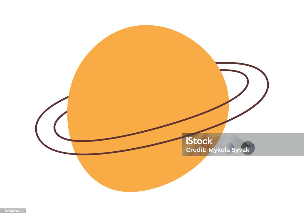 Drawing Planet Rings Hand Drawn Ring Planet Stock Illustration - Download Image Now ...
