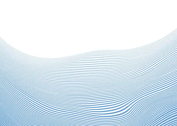 Vector illustration of Abstract background with waves