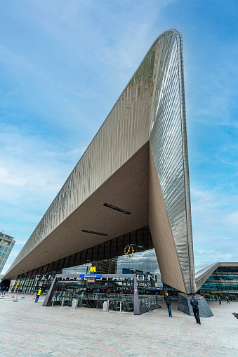 Central train station in Rotterdam, The Netherlands