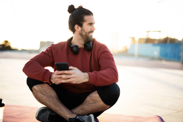 istock Man listening the music. 1495047177