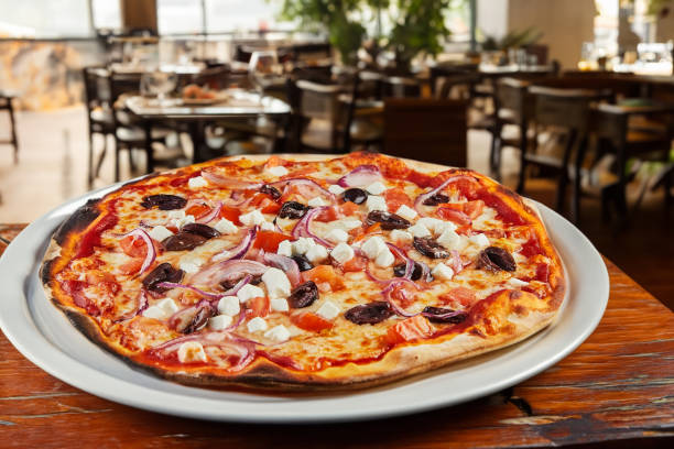 istock Pizza at the counter in an Italian restaurant 1495048000