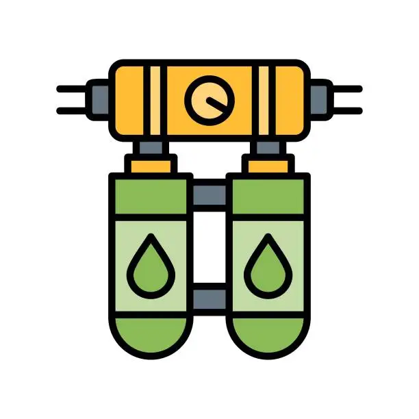 Vector illustration of Water Filter Icon