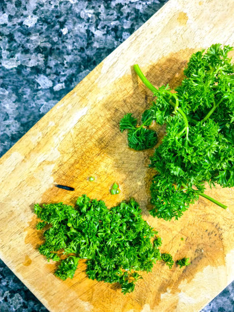 istock fresh green parsley on a wooden board 1495053257