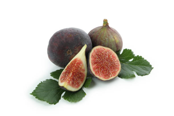 istock Fresh ripe fig isolated on white background 1495054950