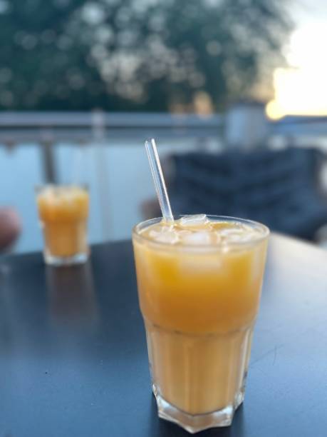 istock 2 glass of refreshing drinks on the balcony table 1495058631
