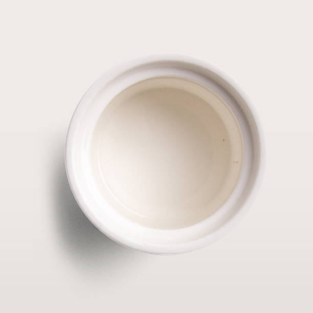 istock White bright ceramics with flat lay concept isolated on white background. 1495082687