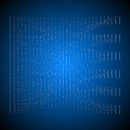 Sorting data, data bits travelling along curves into six groups