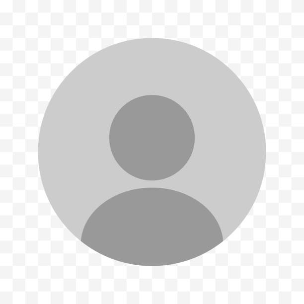 stockillustraties, clipart, cartoons en iconen met user profile icon. avatar or person icon. profile picture, portrait symbol. default portrait image. easily editable line icon on a transparent background. vector stock illustration. - zonder mensen fotos