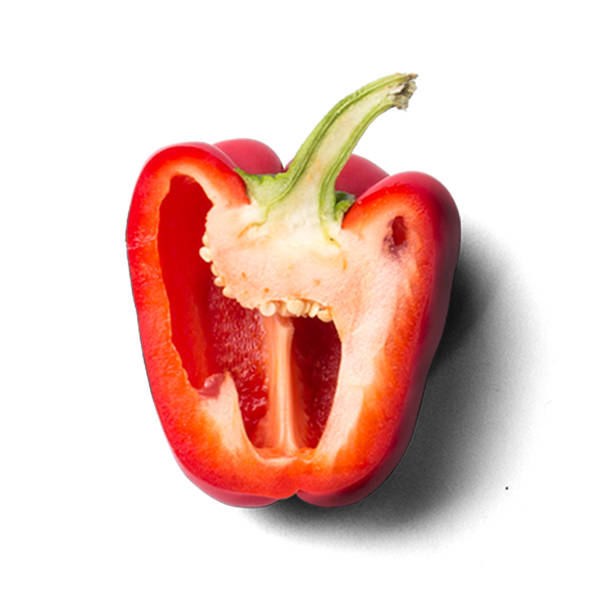 istock Spicy paprika isolated on white background for your asset design. 1495090563