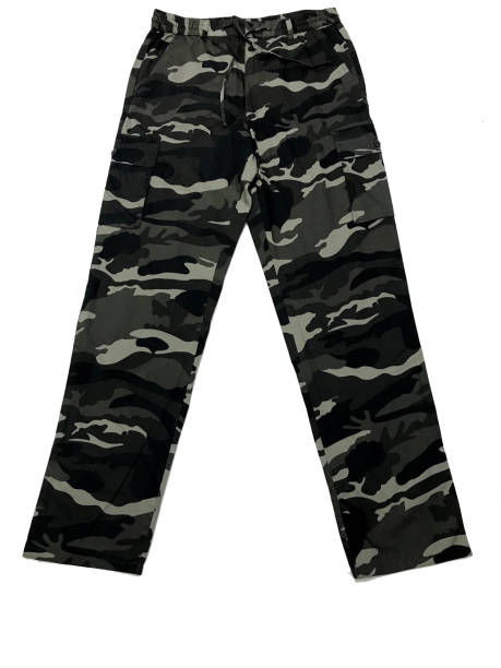 istock All over camo printed trouser with fabric belt 1495091926