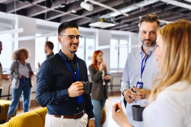 istock Business people networking in the modern space 1495097491