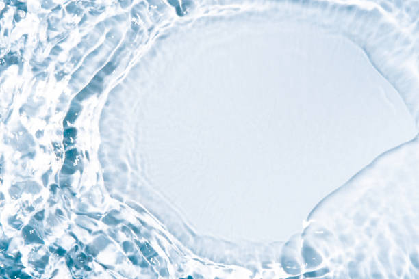 istock The texture of water on a white background. 1495097724