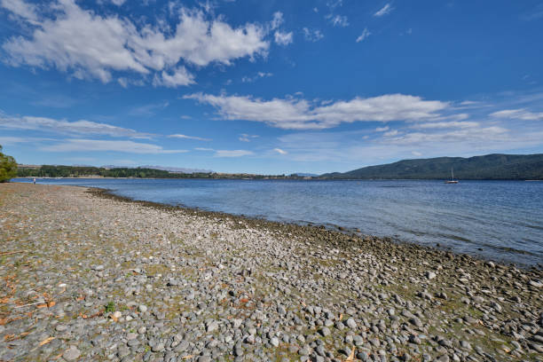 istock Lake Te Anau at Te Anau Town 1495100656
