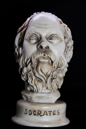 Socrates' Head Statue