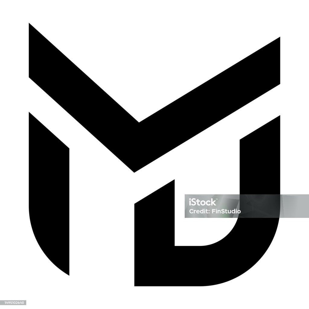 letter monogram gm logo design